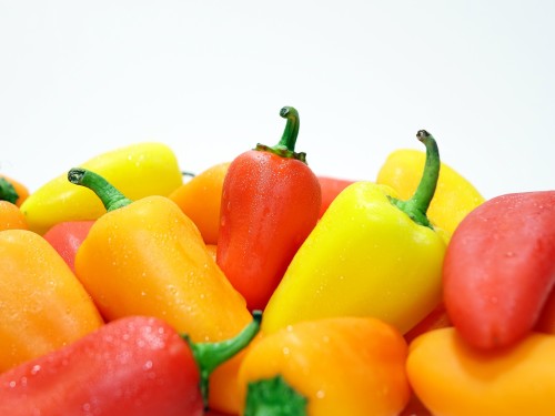 Red, Orange, and Yellow Peppers